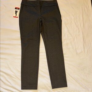 Dalia Black and White Checkered Pants